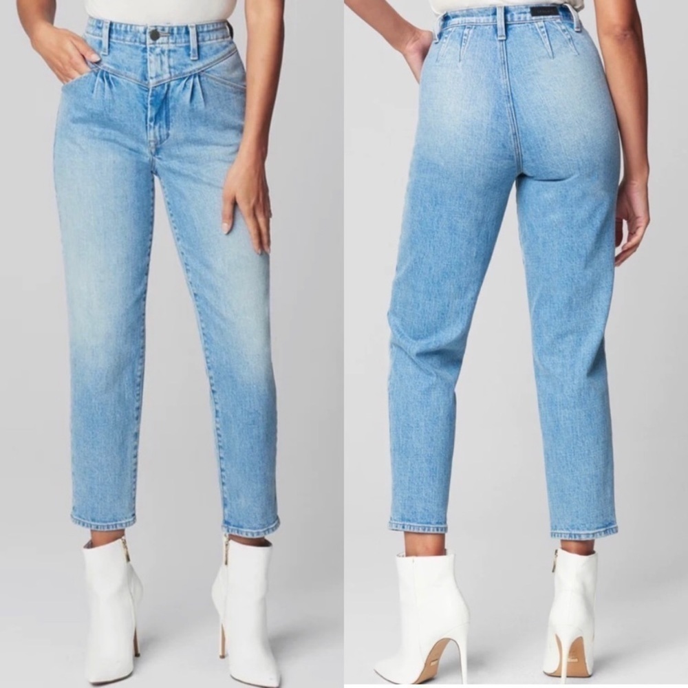 NWT BlankNYC The Staycation Pleated High Rise Trouser Jeans